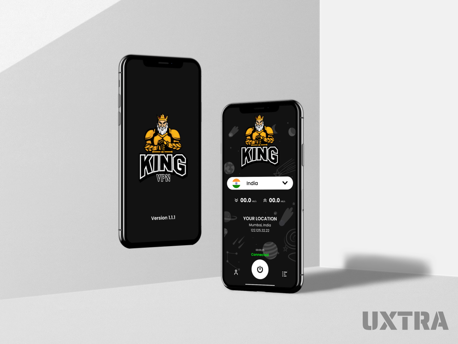 KING VPN APPLICATION UI by Uxtra on Dribbble