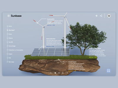 Sunbase Solar energy website design