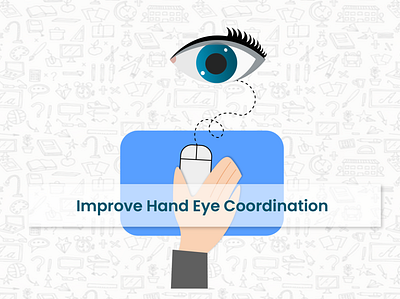 Improve Hand Eye Coordination Illustration design illustration photoshop ui user experience user experience design user interaction user interface user interface design website design