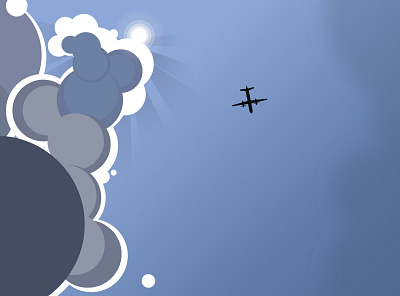Aeroplane illustration aeroplane airc airplane cloud design illustration illustrator photoshop simple sketch