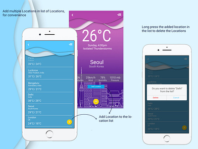 Weather App Design 2