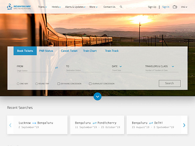 IRCTC Website - Study and REDESIGN Concept