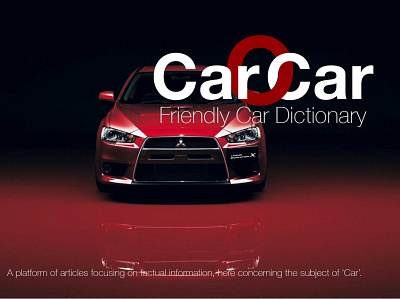 CarOCar - An online car dictionary design photoshop ui user experience user experience design user interaction user interface user interface design ux website website design