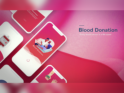 Blood Donation illustration ui design uiux vector