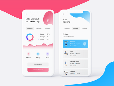 💪  Strong - Workout App Concept