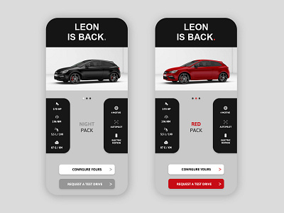 🖤 Leon is back - Car store concept