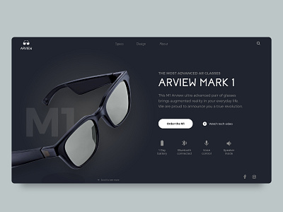 👓 Arview M1 - Augmented reality concept