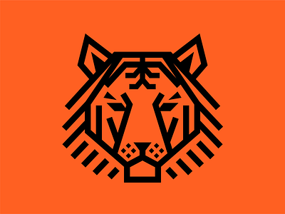 Tiger Logo animal logo brand identity branding graphicdesign illustration logo logo design logodesign logodesigner logomark tiger king tiger logo