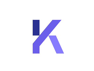 K Logo Exploration 1 branding graphicdesign illustrator lettermark logo logodesign logodesigner logomark logotype monogram