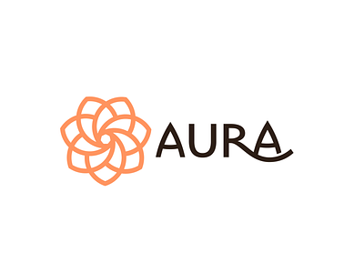 AURA brand identity branding graphicdesign logo logo design logodesign logodesigner logomark logotype monogram typogaphy