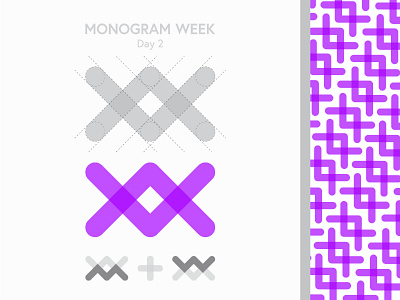 Monogram Week Day 2 branding graphicdesign illustrator lettermark logo logodesign logodesigner logomark logotype monogram