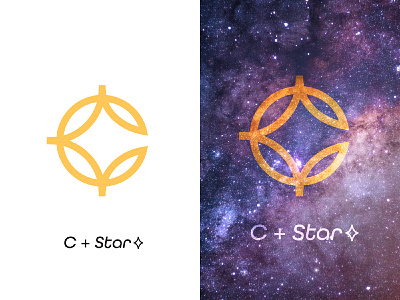 C + Star Logo branding graphicdesign illustrator lettermark logo logodesign logodesigner logomark logotype monogram