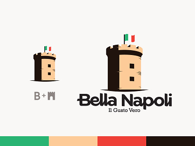 Bella Napoli Logo & Branding branding graphicdesign illustrator lettermark logo logodesign logodesigner logotype monogram vector