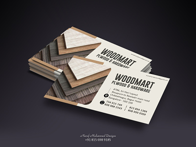 Woodmart Business Card branding businesscard design graphicdesign