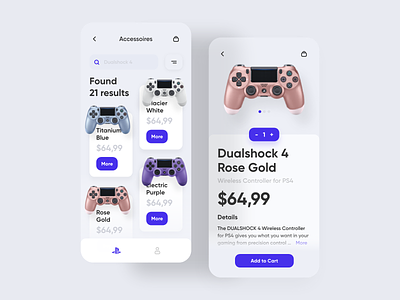 PlayStation Store Mobile App | UI Concept