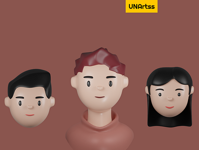 avatar 3D 3d art 3dblender avatardesign avatars blender 3d blender3dart design