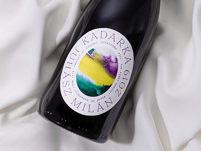Juhász Milán - Natural Wine design label natural typography wine winery