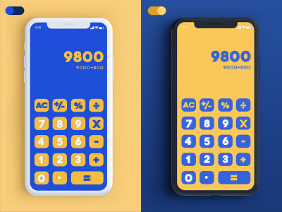 Daily UI challenge | 004 | Calculator calculator dailyui ui
