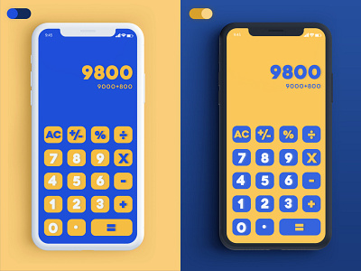 Daily UI challenge | 004 | Calculator