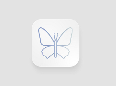 Daily UI challenge | 005 | Icon butterfly dailyui design icon ui