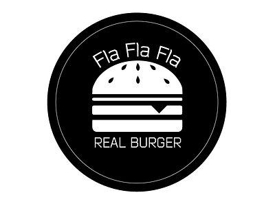 Real Burger burger logo vector