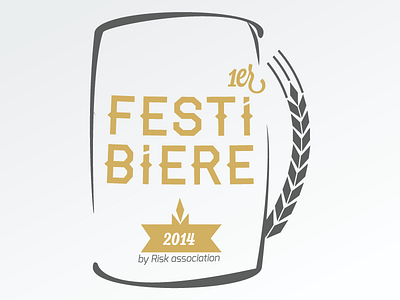 Festibiere beer festival illustrator logo
