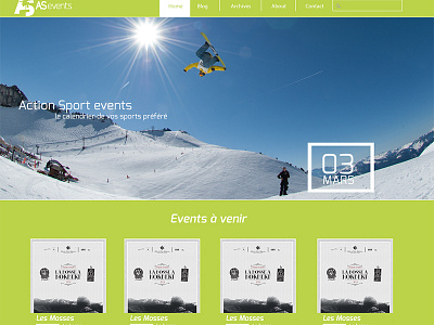 Asevents - Web evo 2013 flatdesign webdesign