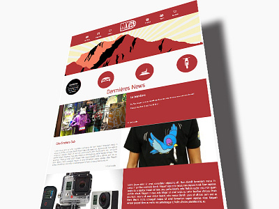 MyWay Site Web Refont flatdesign sketchii vectoriel webdesign