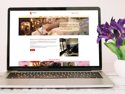 Salon Day Spa Website Design and Development