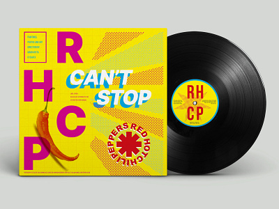 RHCP album cover cover design graphic design