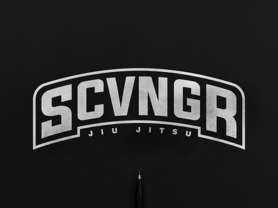 Scavenger jiu jitsu logotype artwork clothing fashion lettering logo logotype monogram