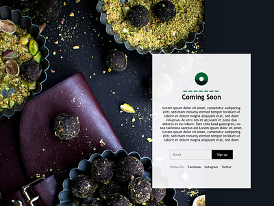 Coming soon landing page