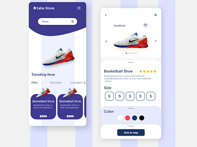 online store UI/UX design