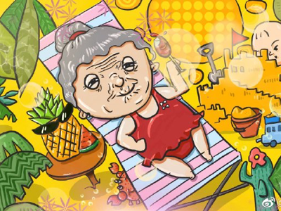 Grandma Illustration Series 1