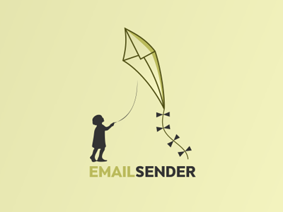 EmailSender child fly incoming mail paper send
