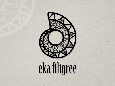 Eka Filigree filigree handmade shell silver sun