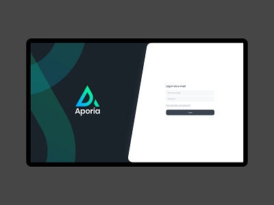 Aporia Login gradient login product ui username