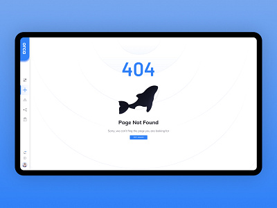 Orca 404 404 404 error 404 error page design product ui vector