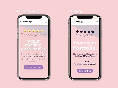 Trial sign up page redesign app carbonmade dailyui design flat homepage minimal mobile redesign semplice subscription trial ui ux web