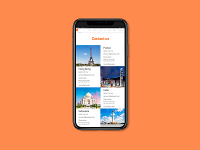 Contact page redesign app concept contact contact page contactpage dailyui design flat minimal mobile redesign ui xiaomi