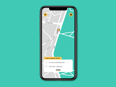 Glovo map redesign app dailyui delivery delivery app design flat glovo map minimal mobile product redesign ui ux