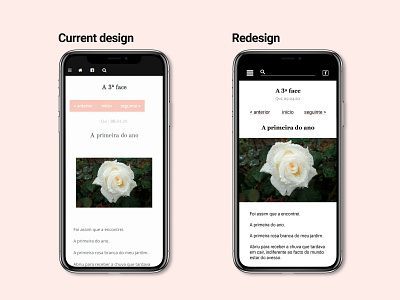 Blog redesign app blog blog post blogger dailyui design flat minimal mobile product redesign sapo ui ux