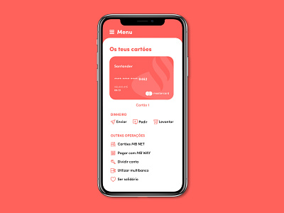 Banking app app bank bank card banking banking app dailyui design flat mb way mbway minimal mobile product redesign ui ux