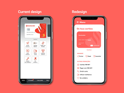 Banking app redesign