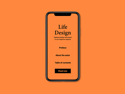 Landing page mobile