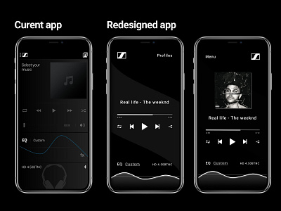 Music player CapTune redesign