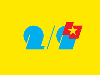 Vietnam National Day - 2/9 day design logo national nine number september two vietnam