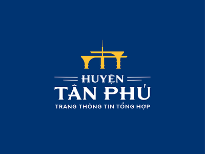 HUYỆN TÂN PHÚ | TRANG THÔNG TIN TỔNG HỢP branding construction design huytuong location logo typeface typography vietnam