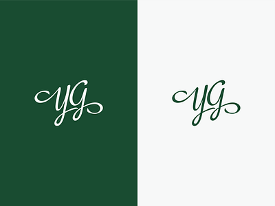 Ylang Garden - Lettermark branding caligraphy design g garden huytuong lettermark logo typography vietnam y