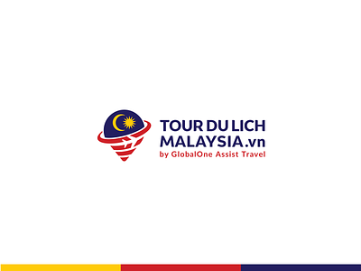 TOUR DU LICH MALAYSIA.vn - Logo design branding design huytuong location pin logo malaysia plane tour tourist travel traveling vietnam